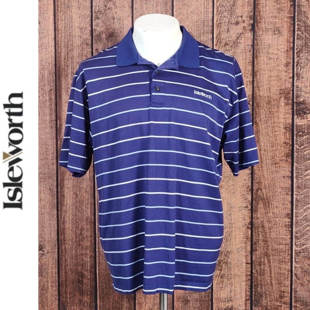 Filo di Scozia Isleworth Golf Country Club Mens Pima Pique Cotton Polo Shirt